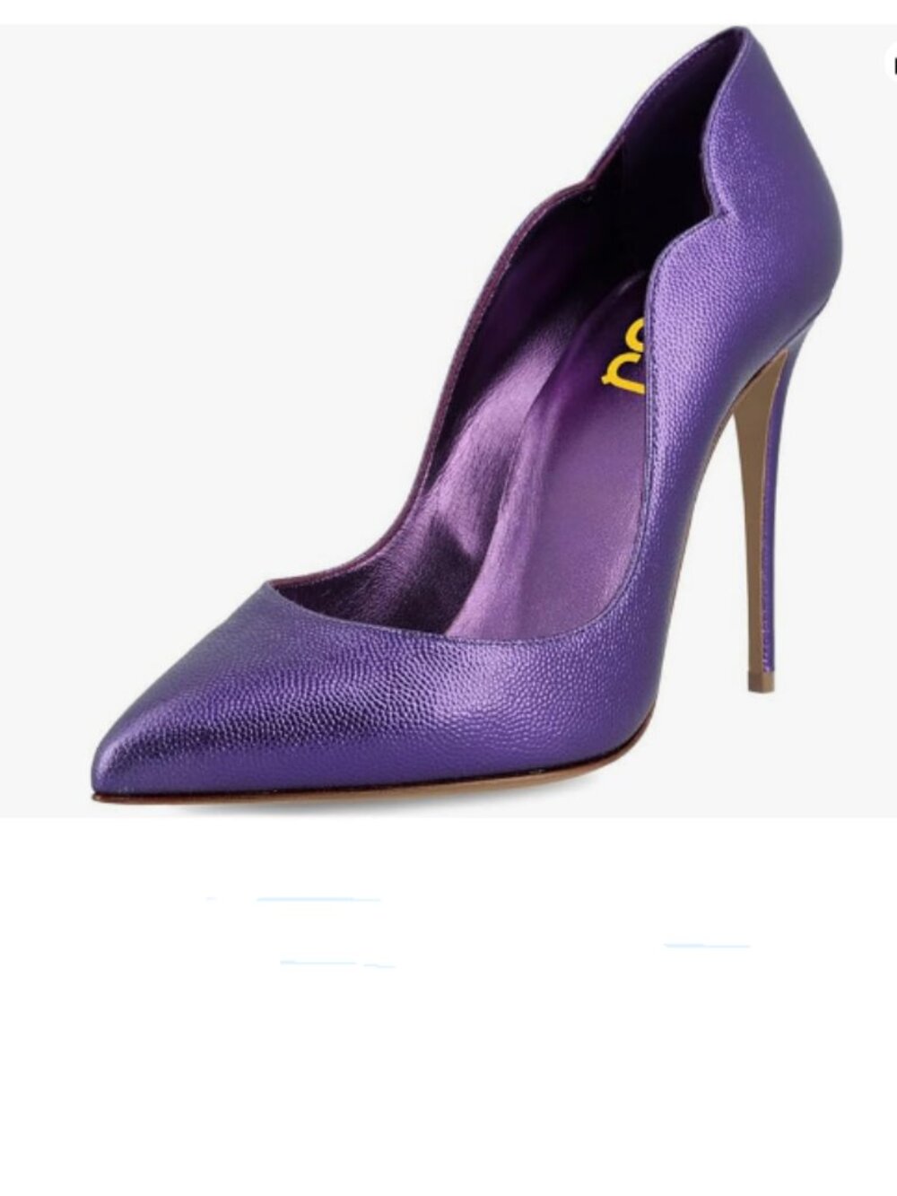 FSJ Dark Purple Pointed Toe High Heels Sexy Stiletto Pumps Office Lady Shoes